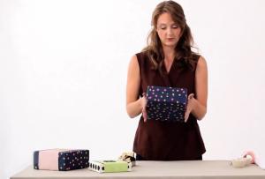 How to pack your own box with inexpensive gift paper