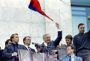 Prvi predsednik Rusije Boris Nikolajevič Jeljcin
